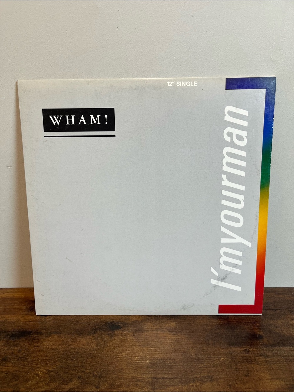 Vintage WHAM! I’m Your Man Vinyl Record